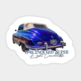 1948 Packard Super 8 Convertible Sticker